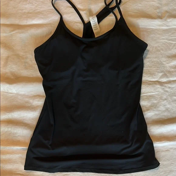 Sleek Black Strappy Tank Top - Picture 2 of 10